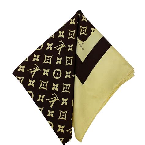 louis Vuitton Monogram silk scarf